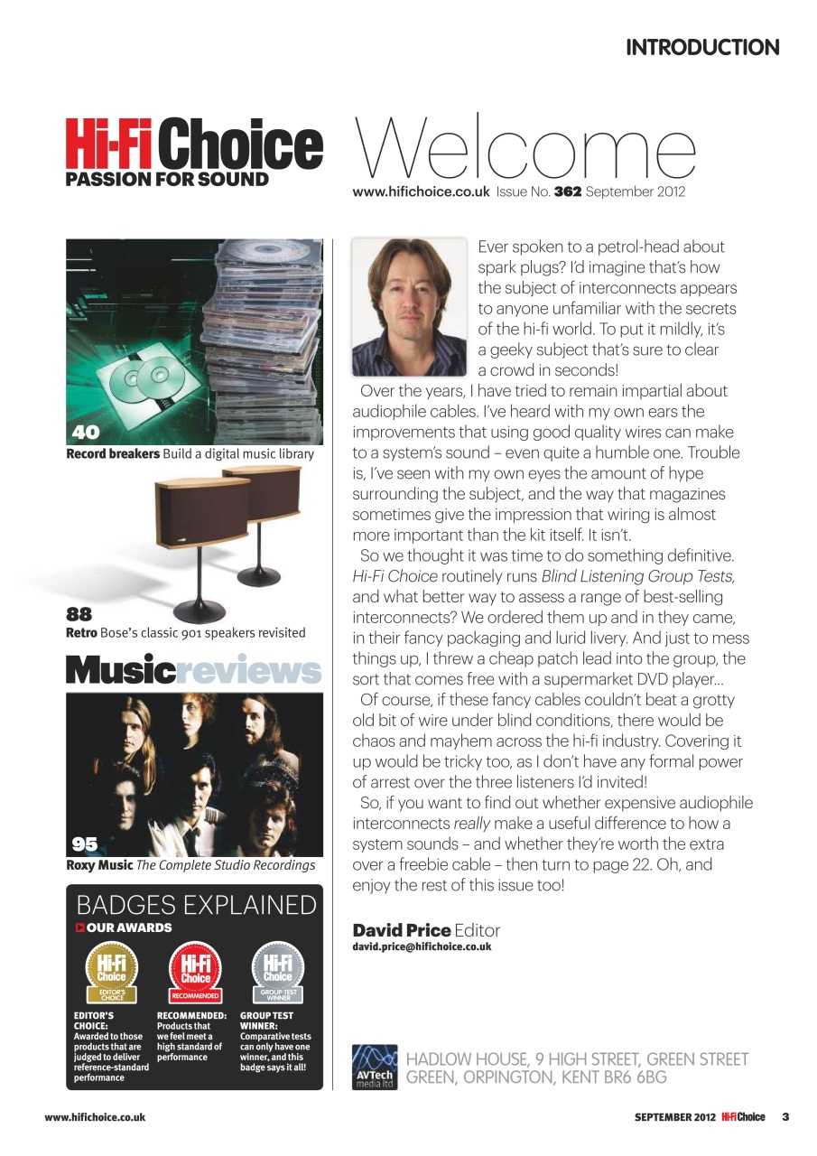 Hi-Fi Choice Preview Pages