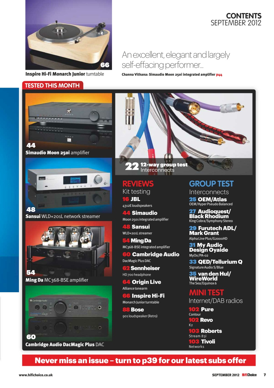 Hi-Fi Choice Preview Pages