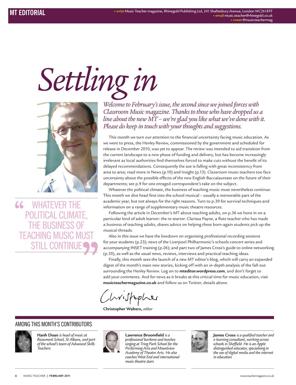 Music Teacher Preview Pages