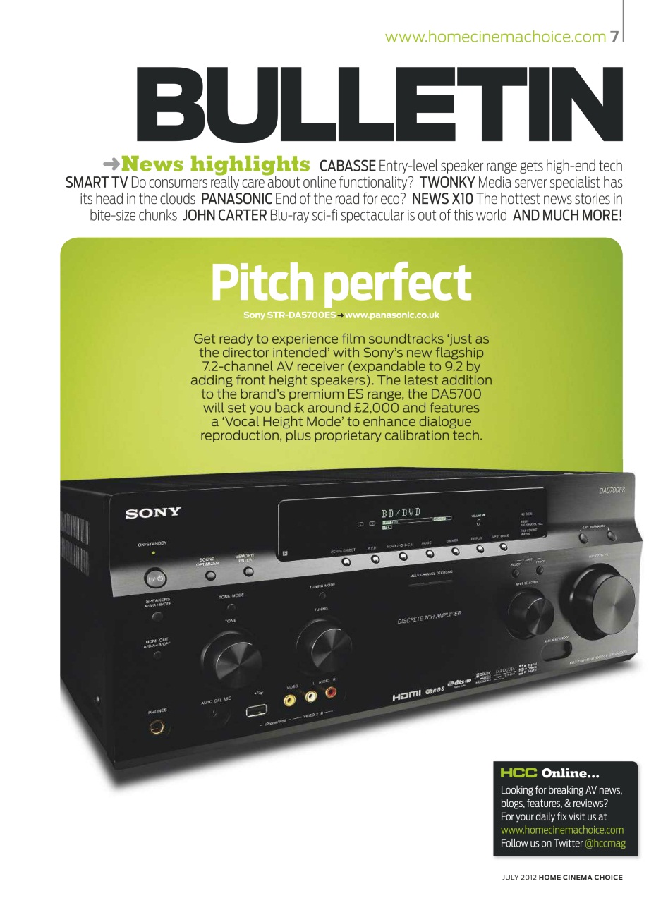 Home Cinema Choice Preview Pages