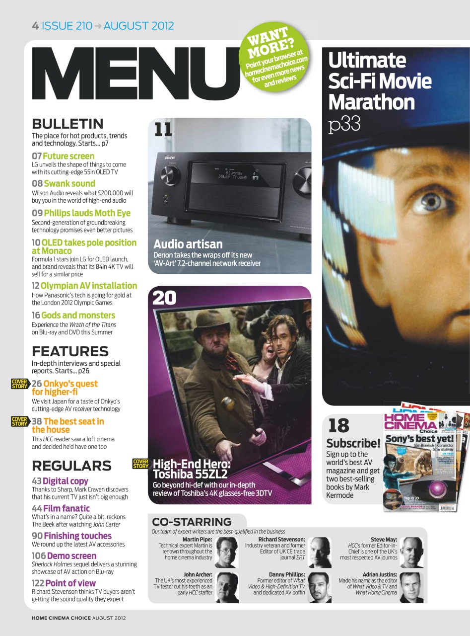 Home Cinema Choice Preview Pages