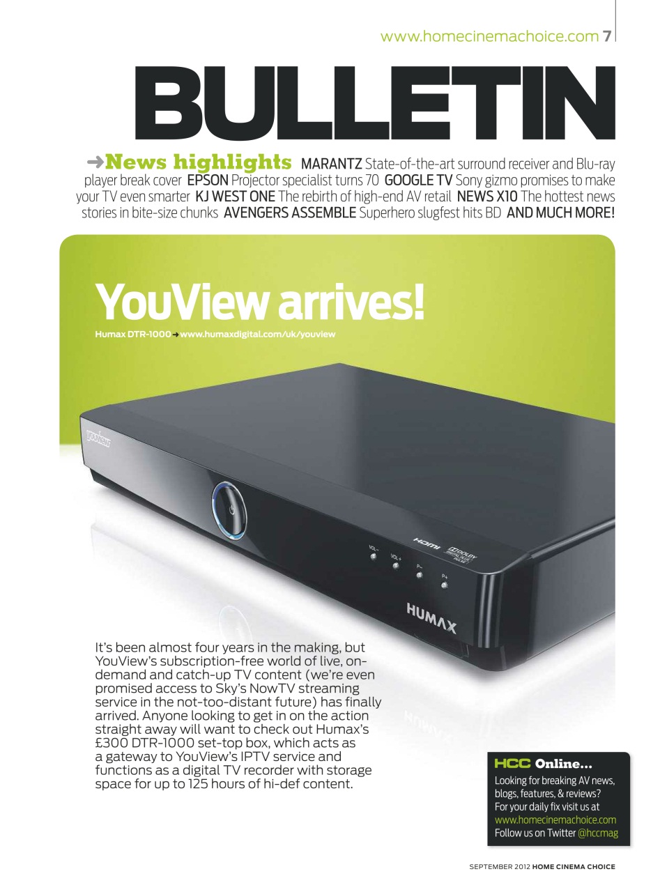 Home Cinema Choice Preview Pages