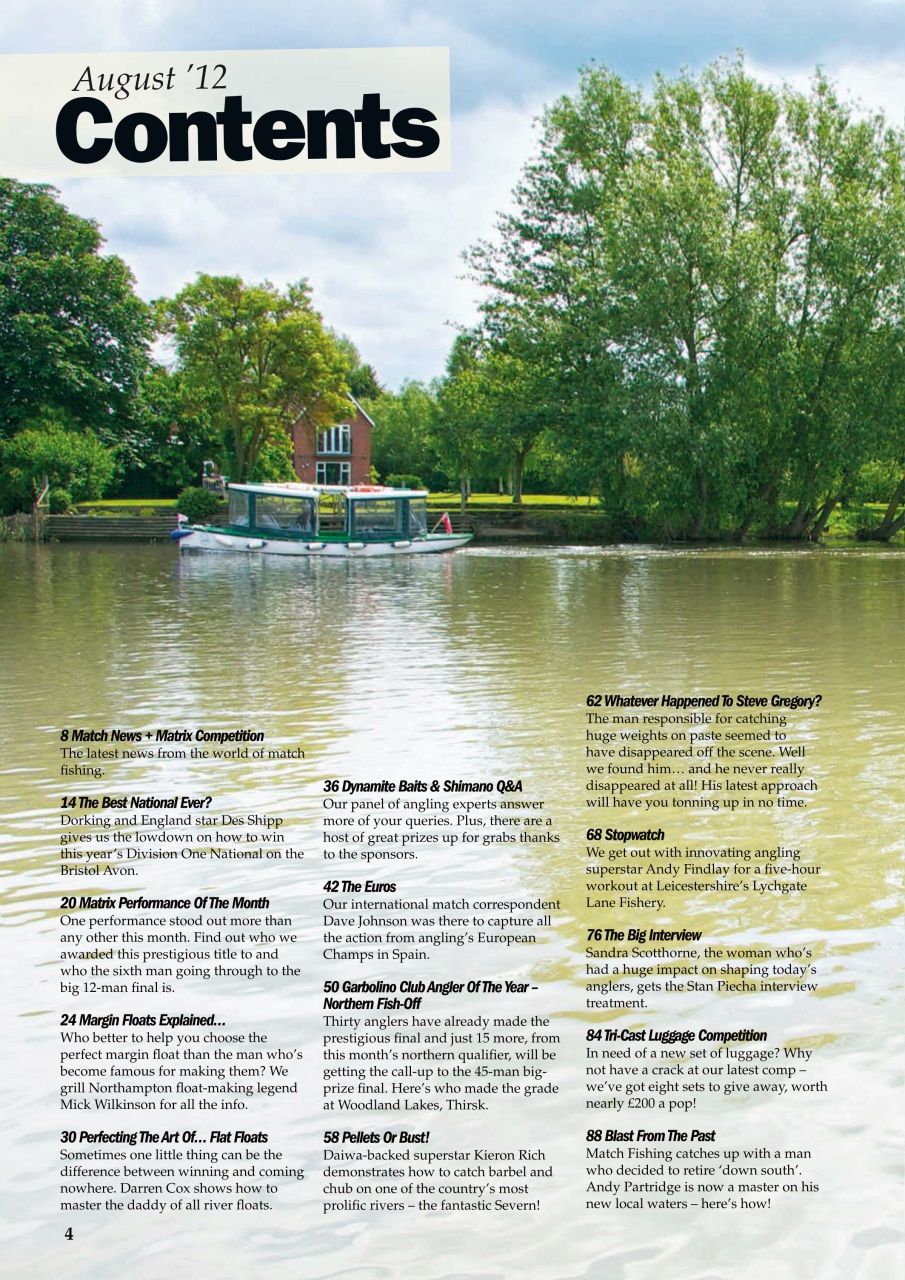 Match Fishing Preview Pages