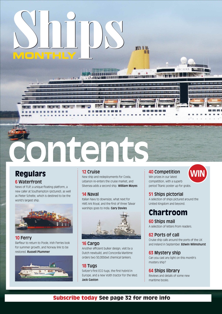 Ships Monthly Preview Pages