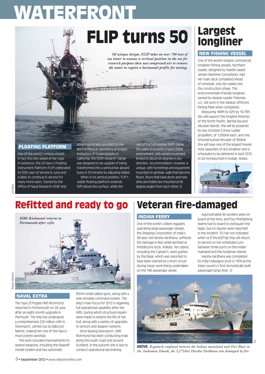 Ships Monthly Preview Pages