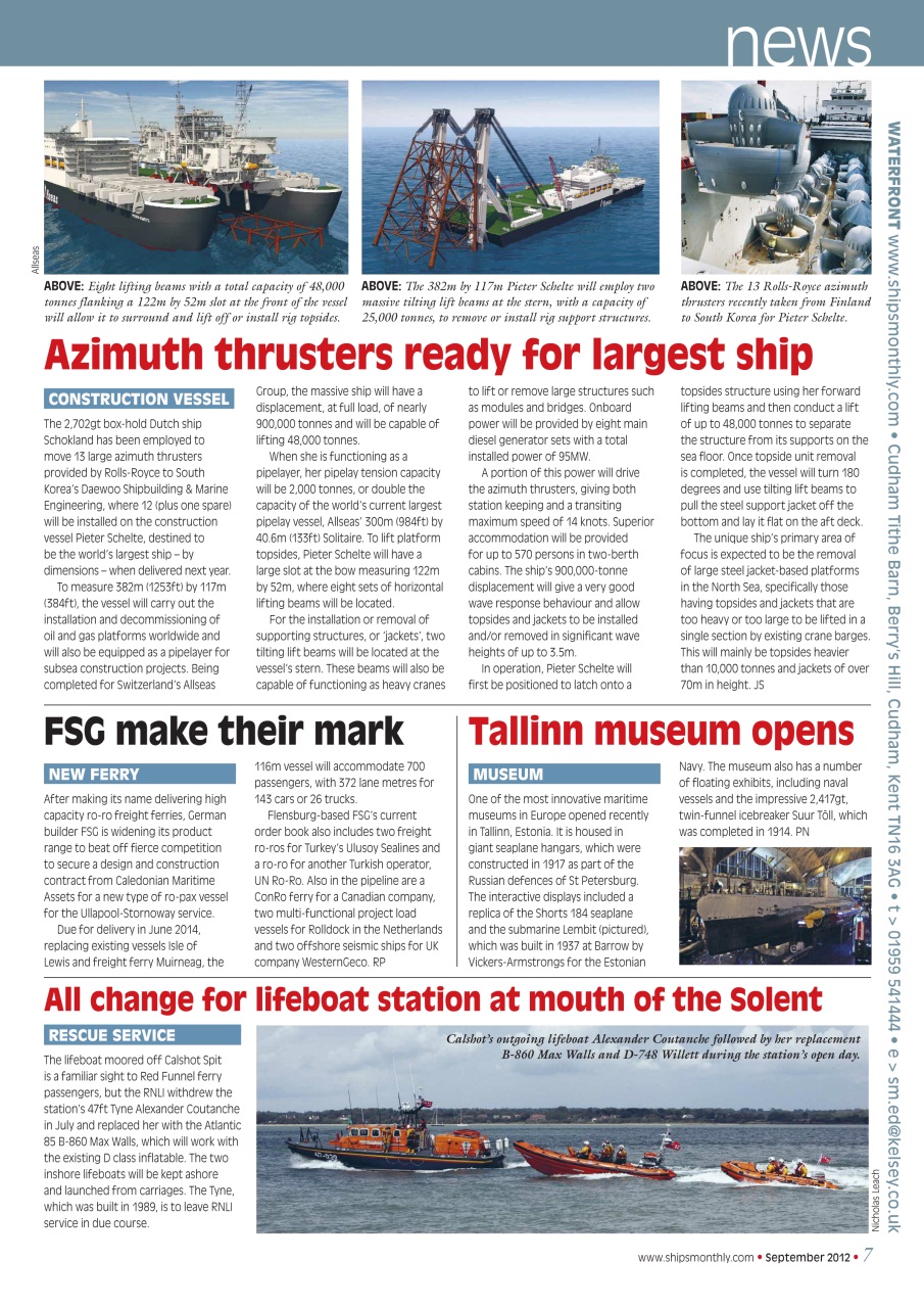 Ships Monthly Preview Pages