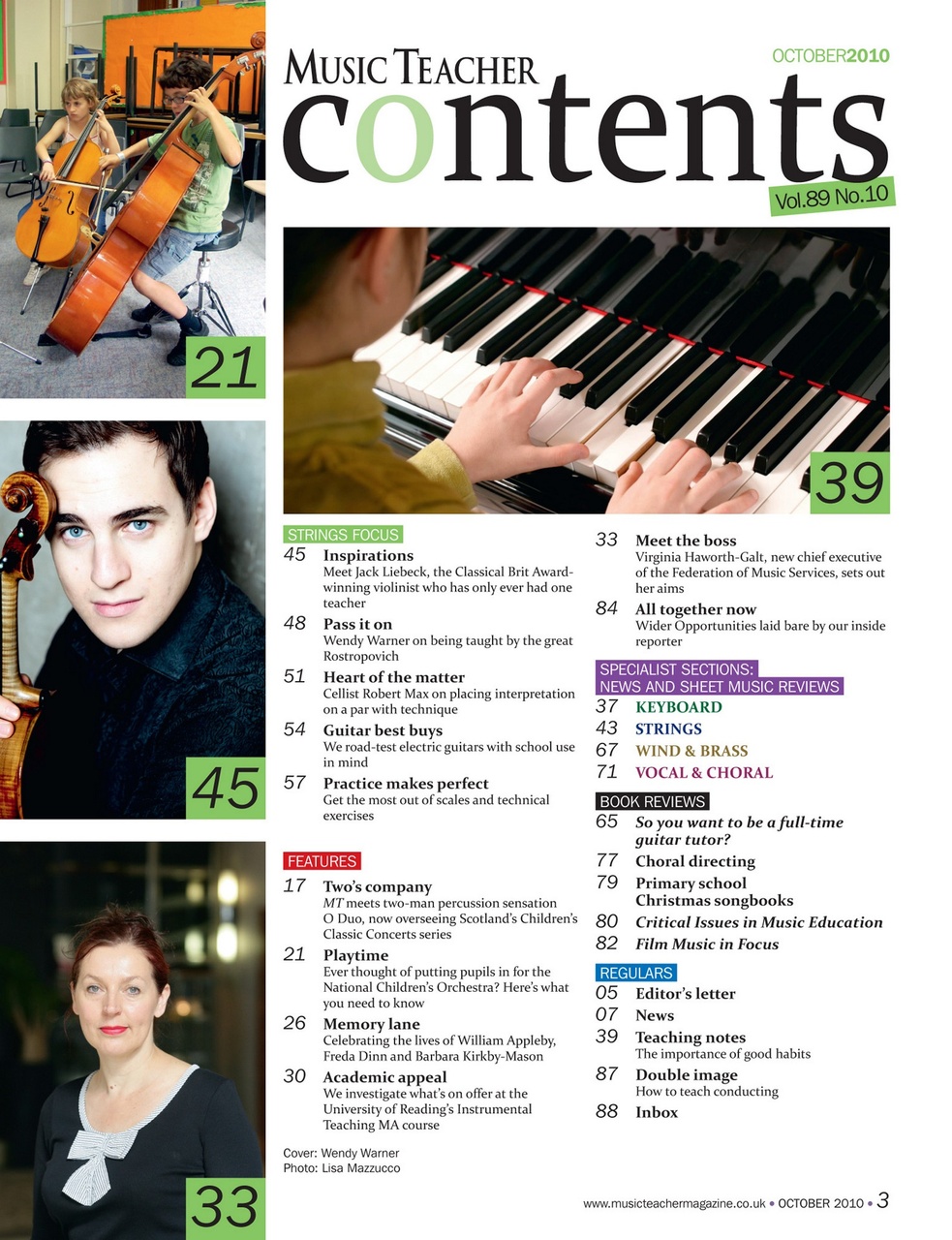 Music Teacher Preview Pages