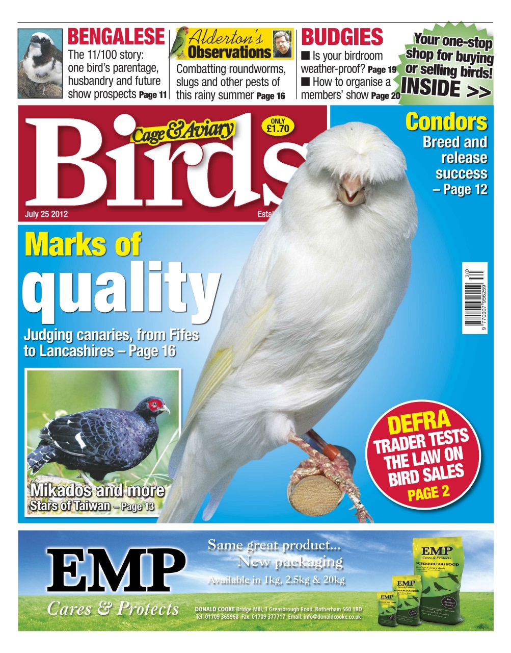 Cage & Aviary Birds Preview Pages