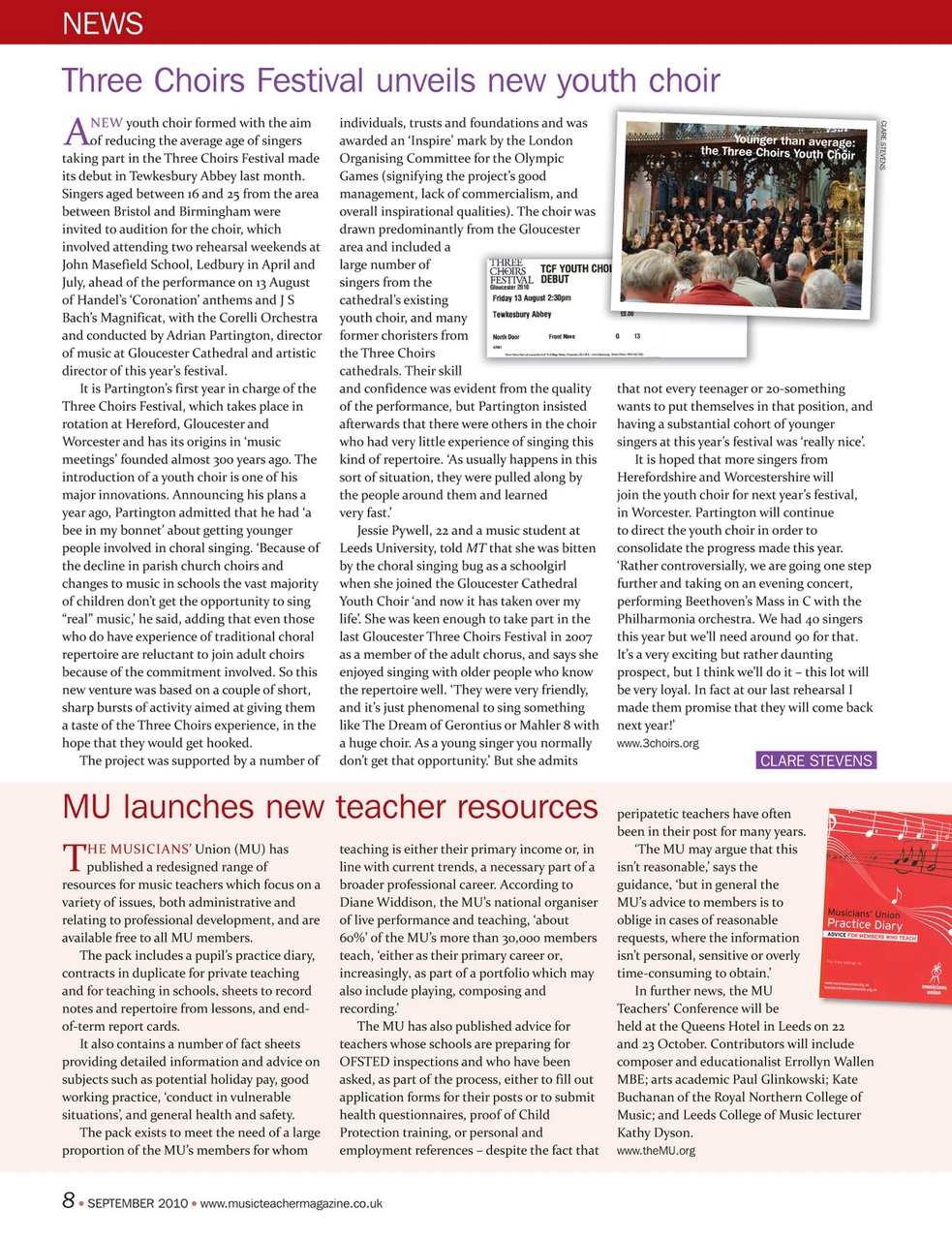 Music Teacher Preview Pages