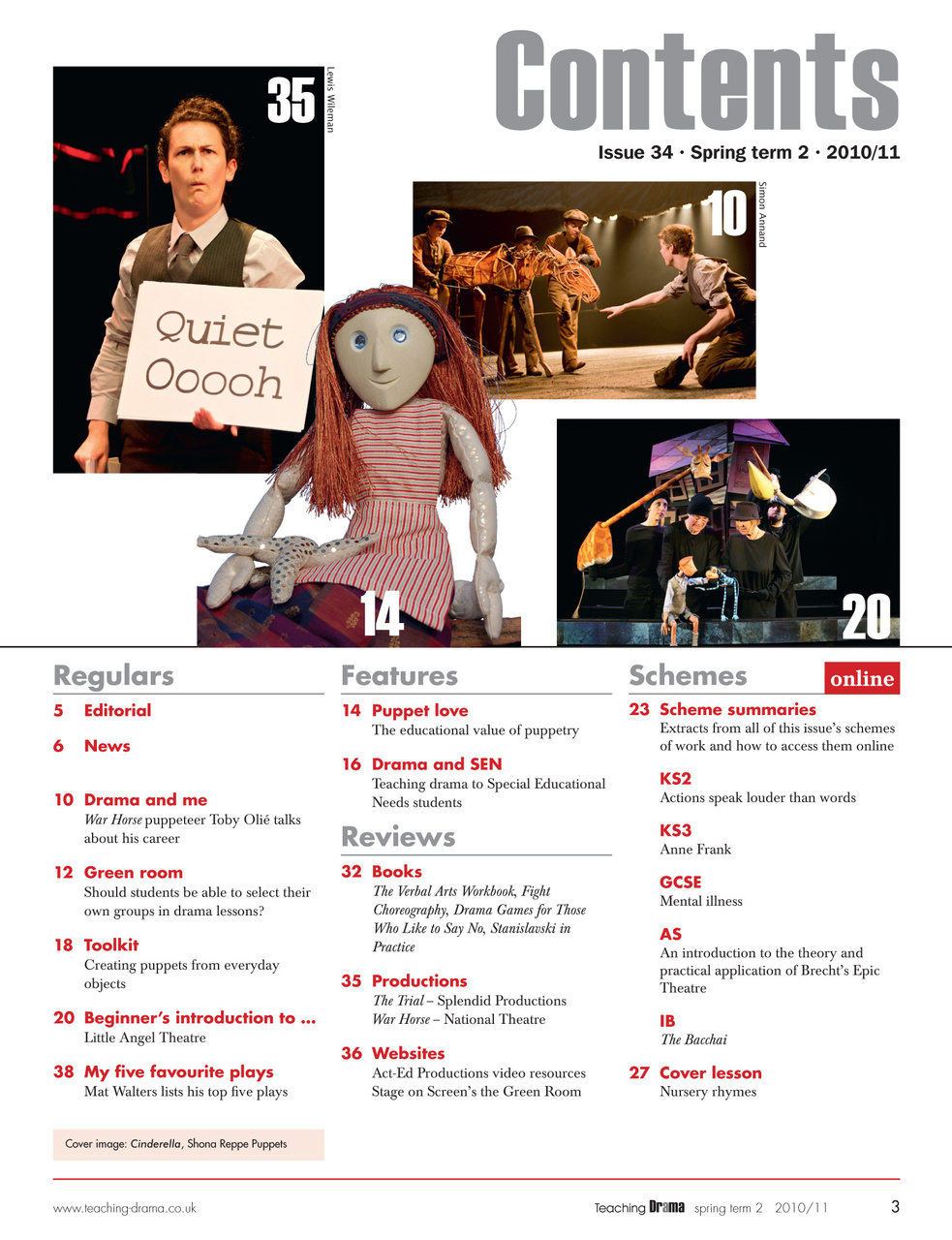 Drama and Theatre Preview Pages