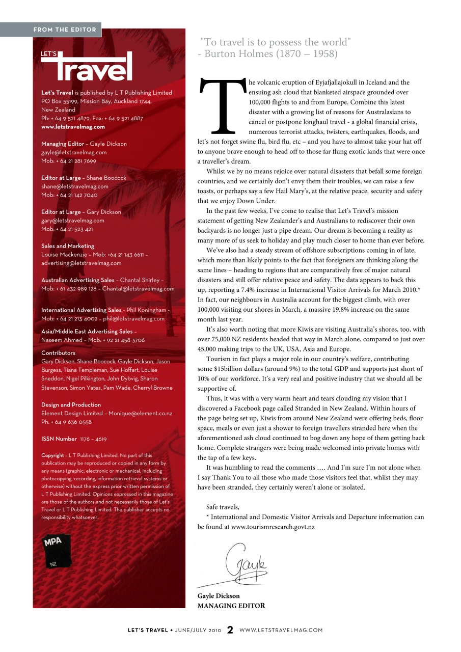 Let’s Travel Preview Pages