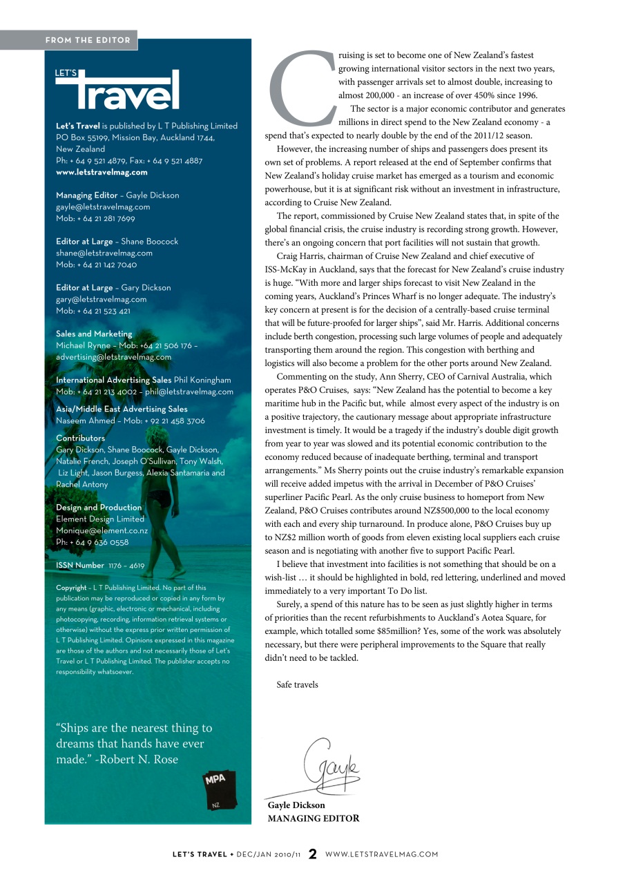 Let’s Travel Preview Pages