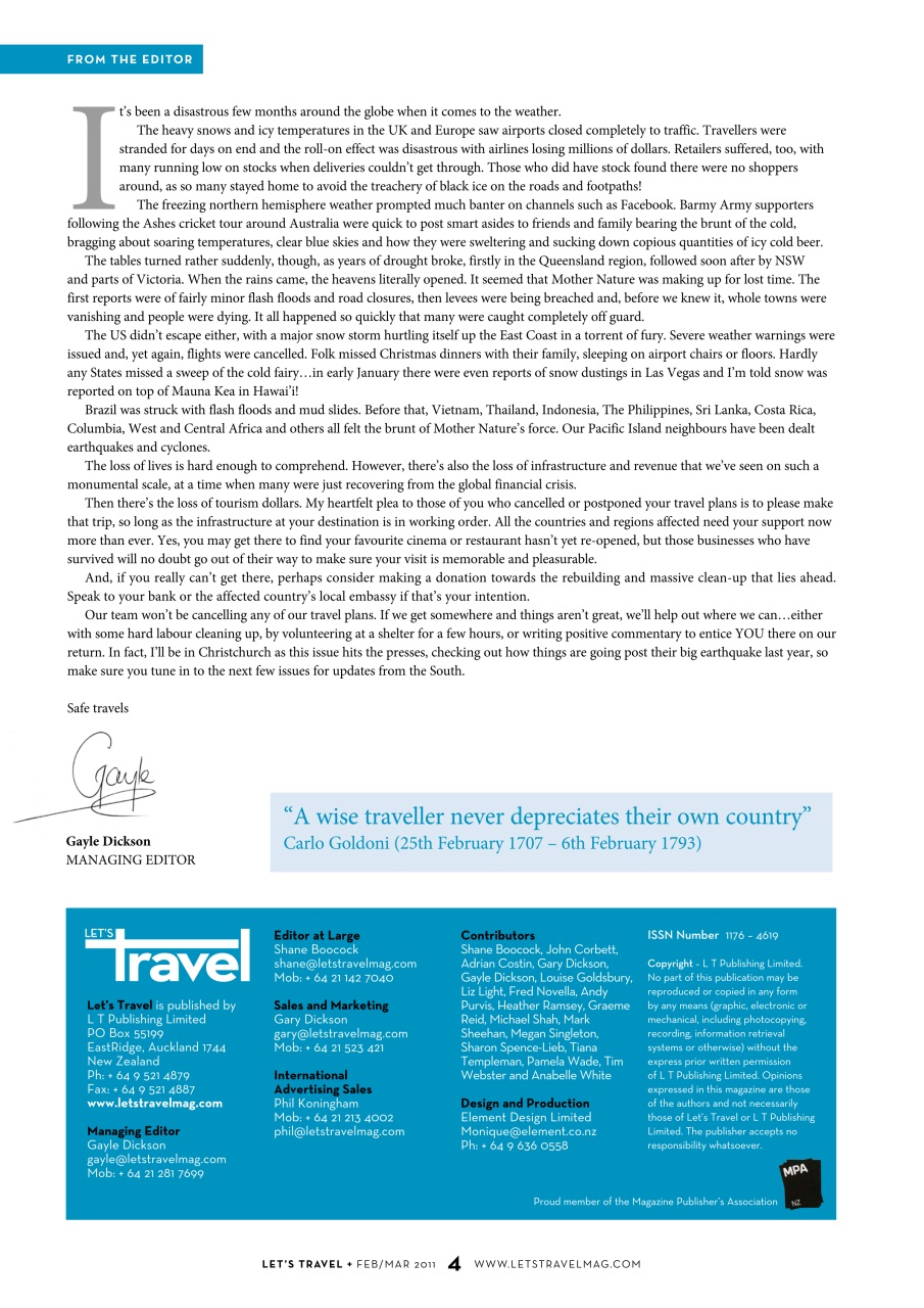 Let’s Travel Preview Pages