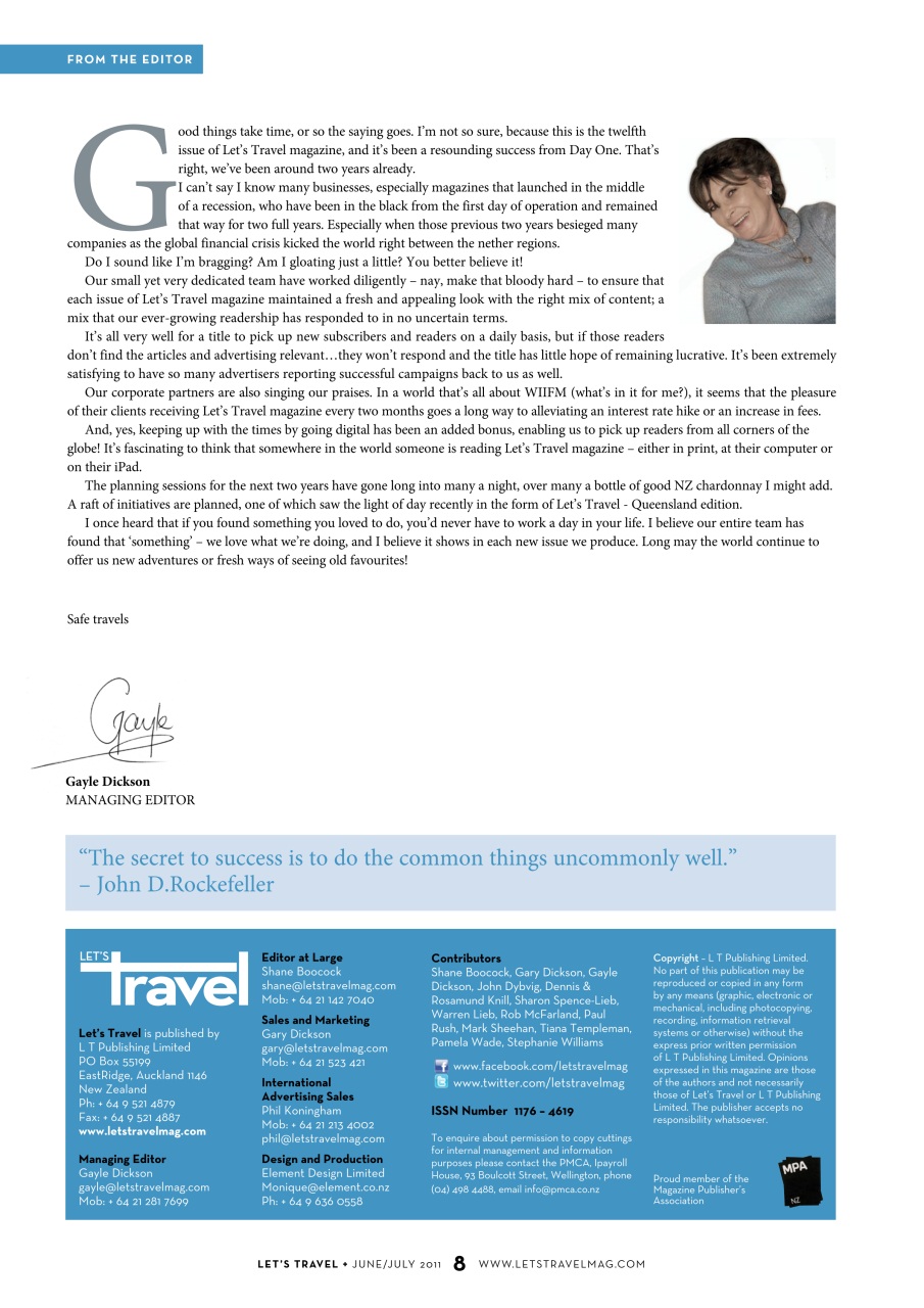 Let’s Travel Preview Pages