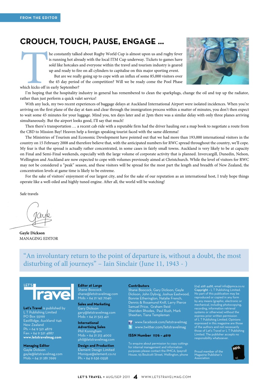 Let’s Travel Preview Pages