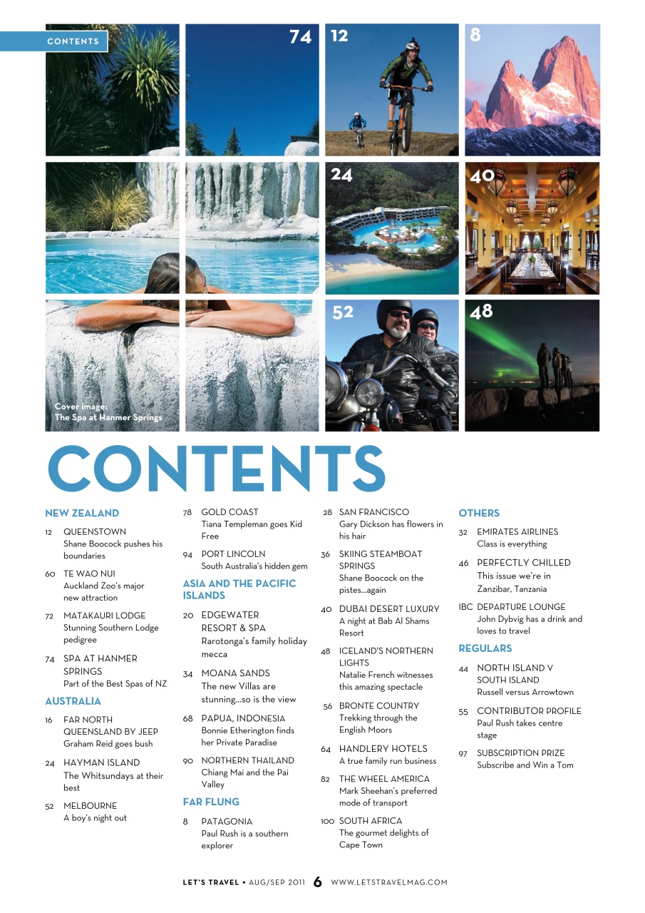 Let’s Travel Preview Pages