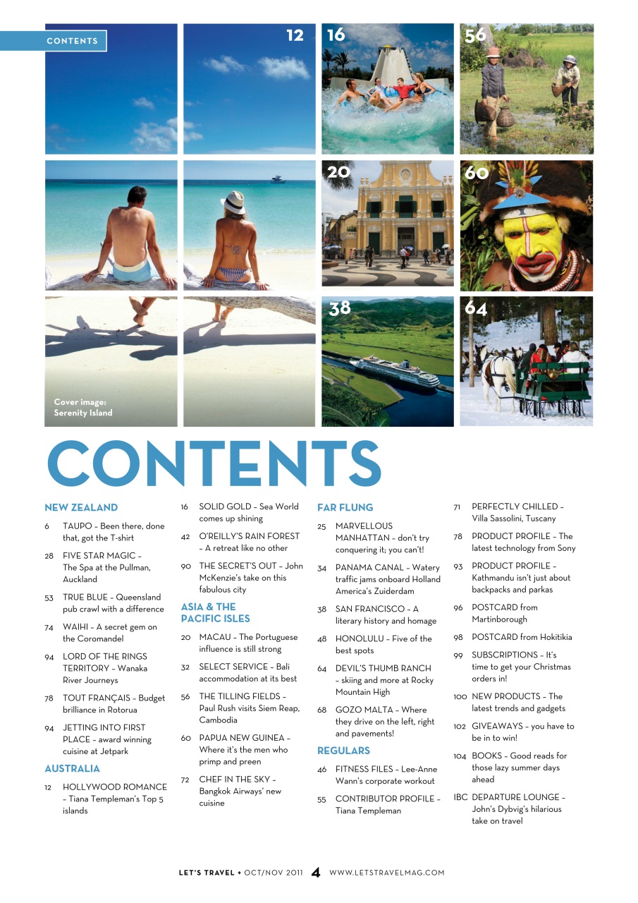 Let’s Travel Preview Pages