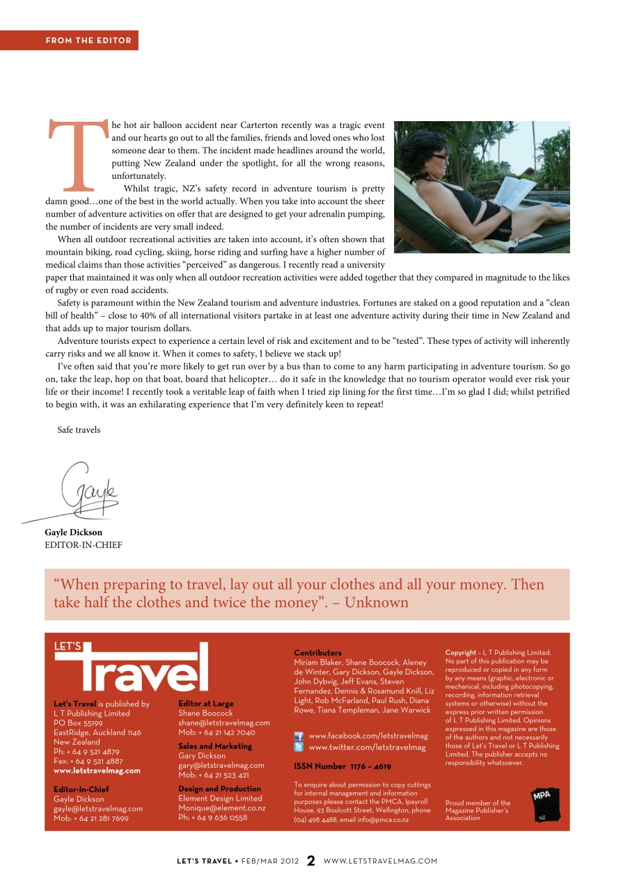 Let’s Travel Preview Pages