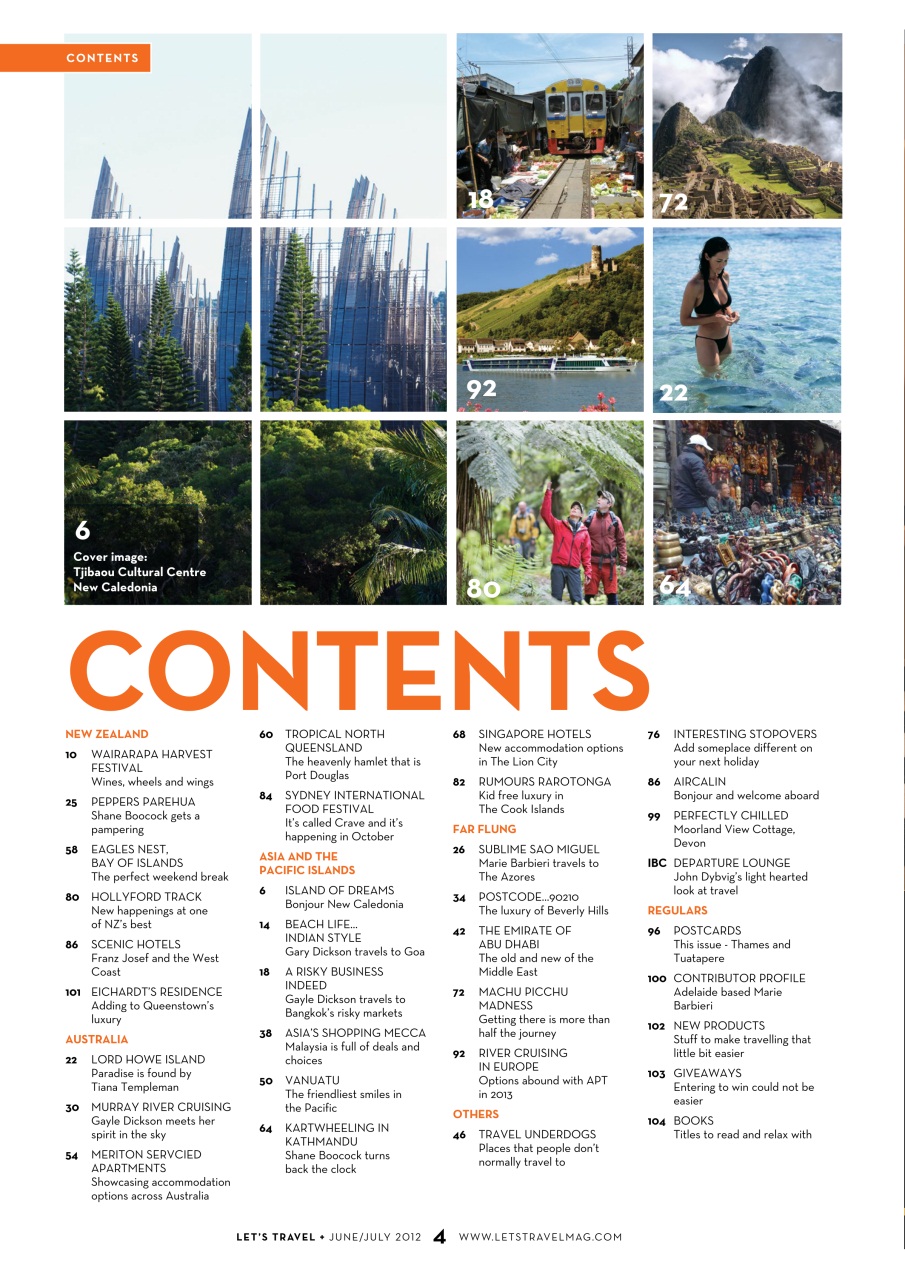 Let’s Travel Preview Pages
