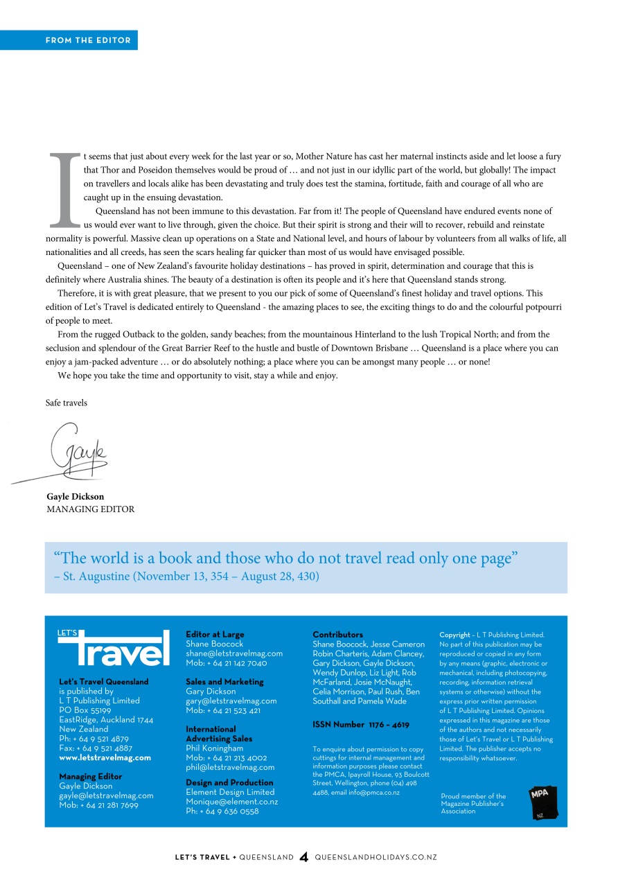 Let’s Travel Preview Pages