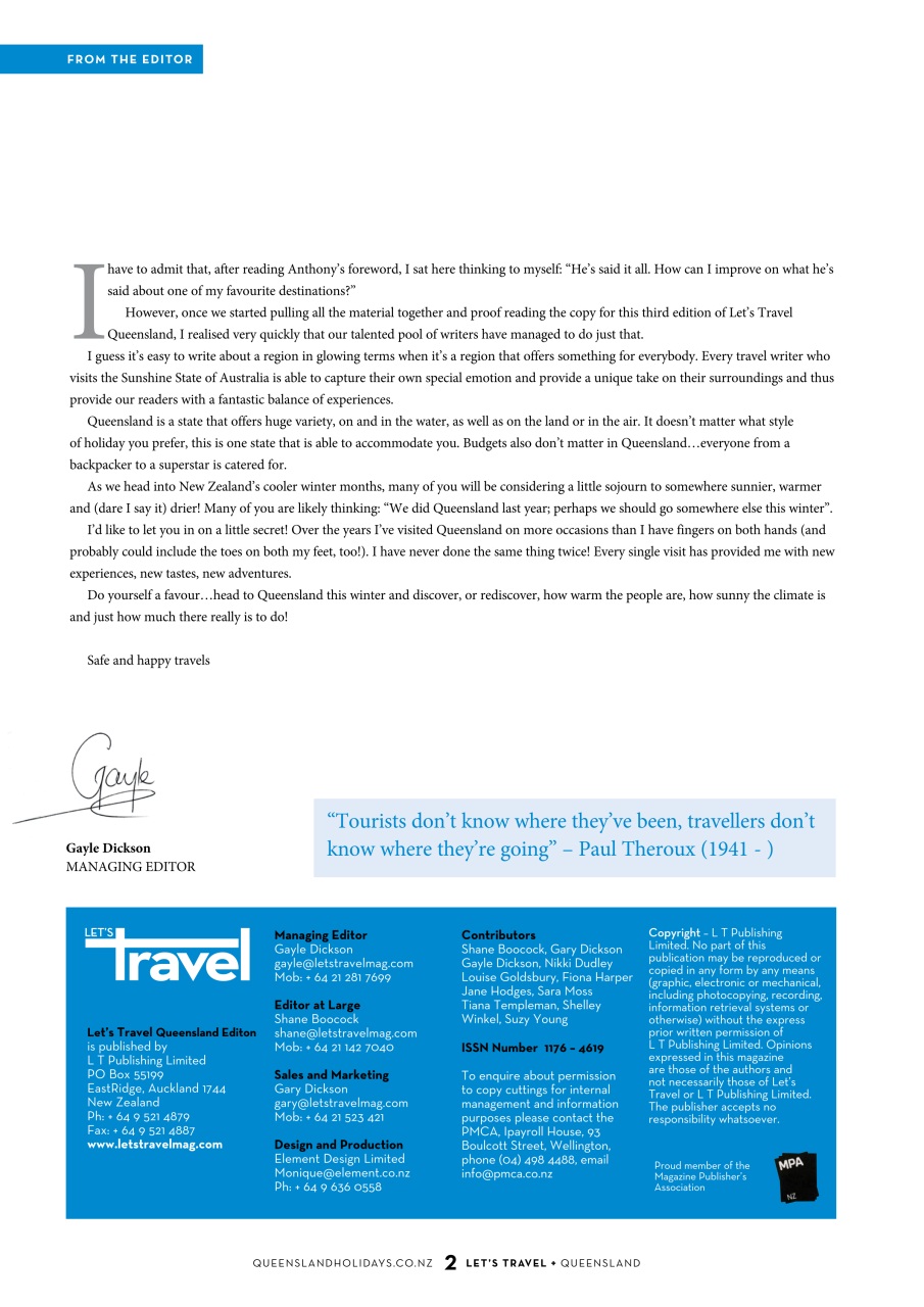 Let’s Travel Preview Pages