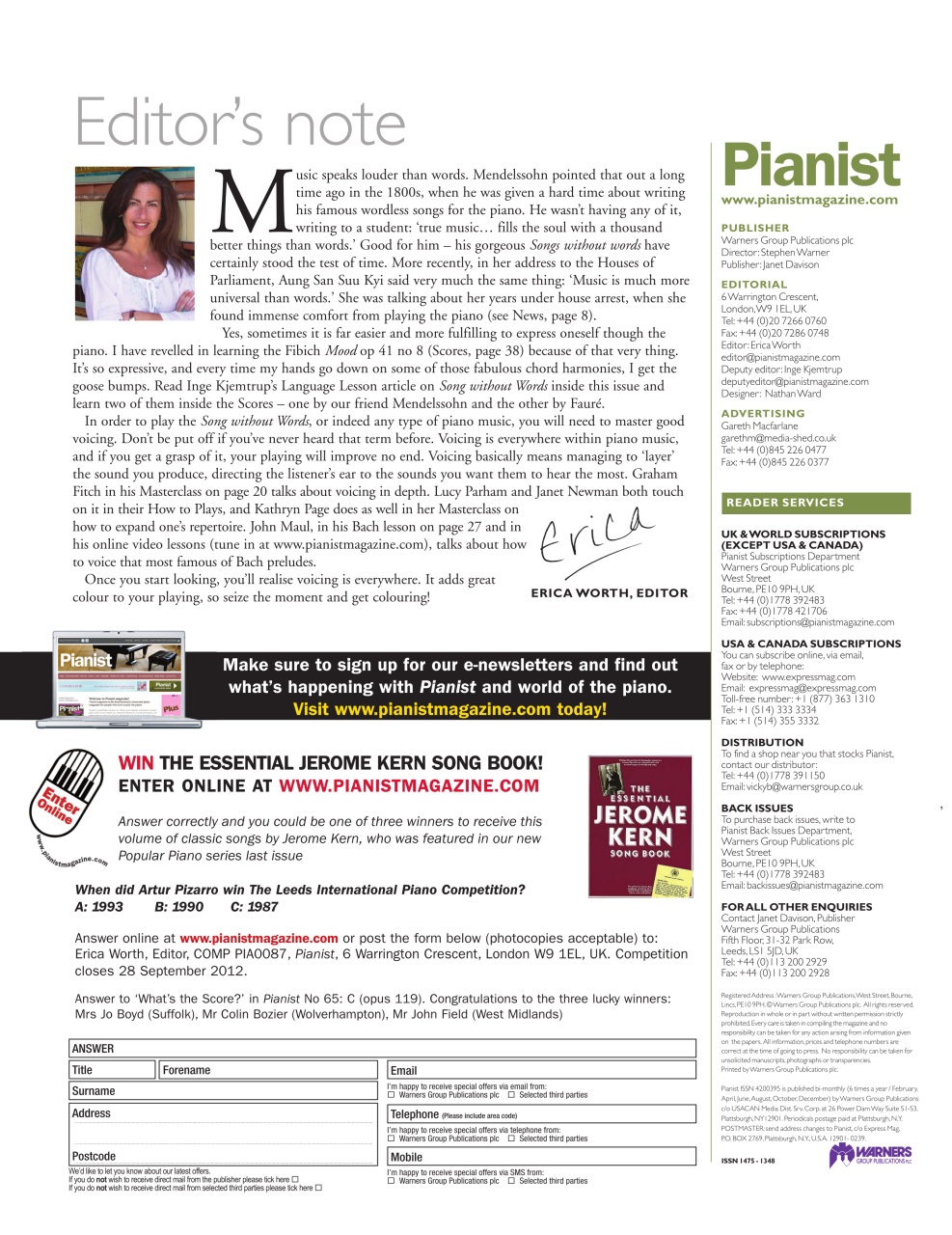 Pianist Preview Pages