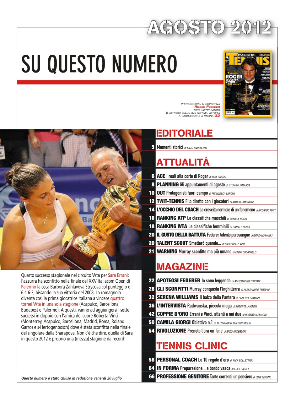 Il Tennis Italiano Preview Pages