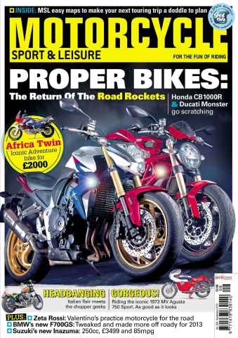 Motorcycle Sport & Leisure issue September 2012