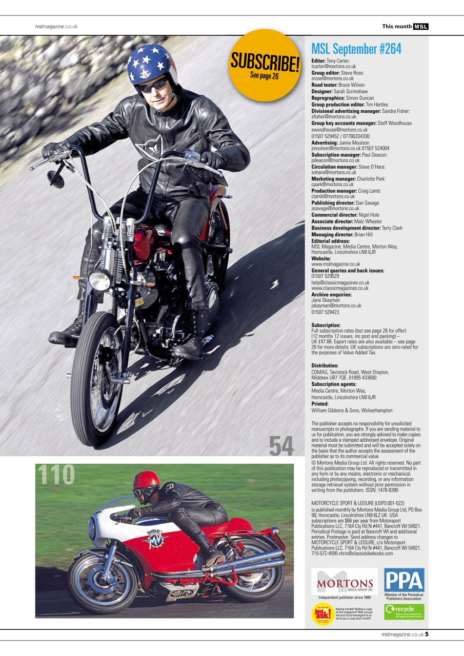 Motorcycle Sport & Leisure Preview Pages