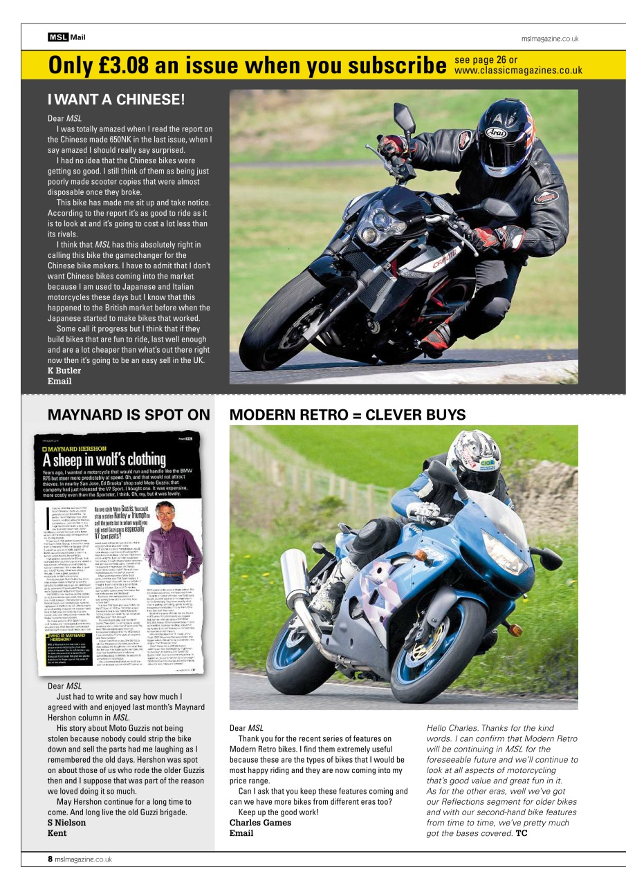 Motorcycle Sport & Leisure Preview Pages