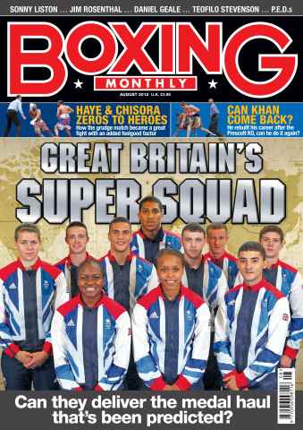 Boxing Monthly issue Boxing Monthly August 2012