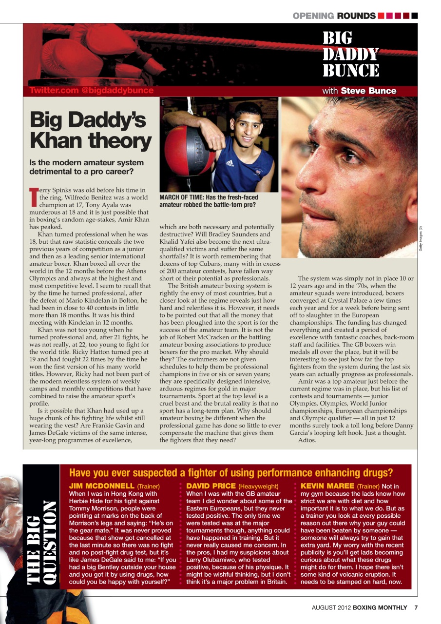 Boxing Monthly Preview Pages