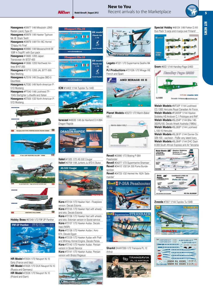 Model Aircraft Preview Pages