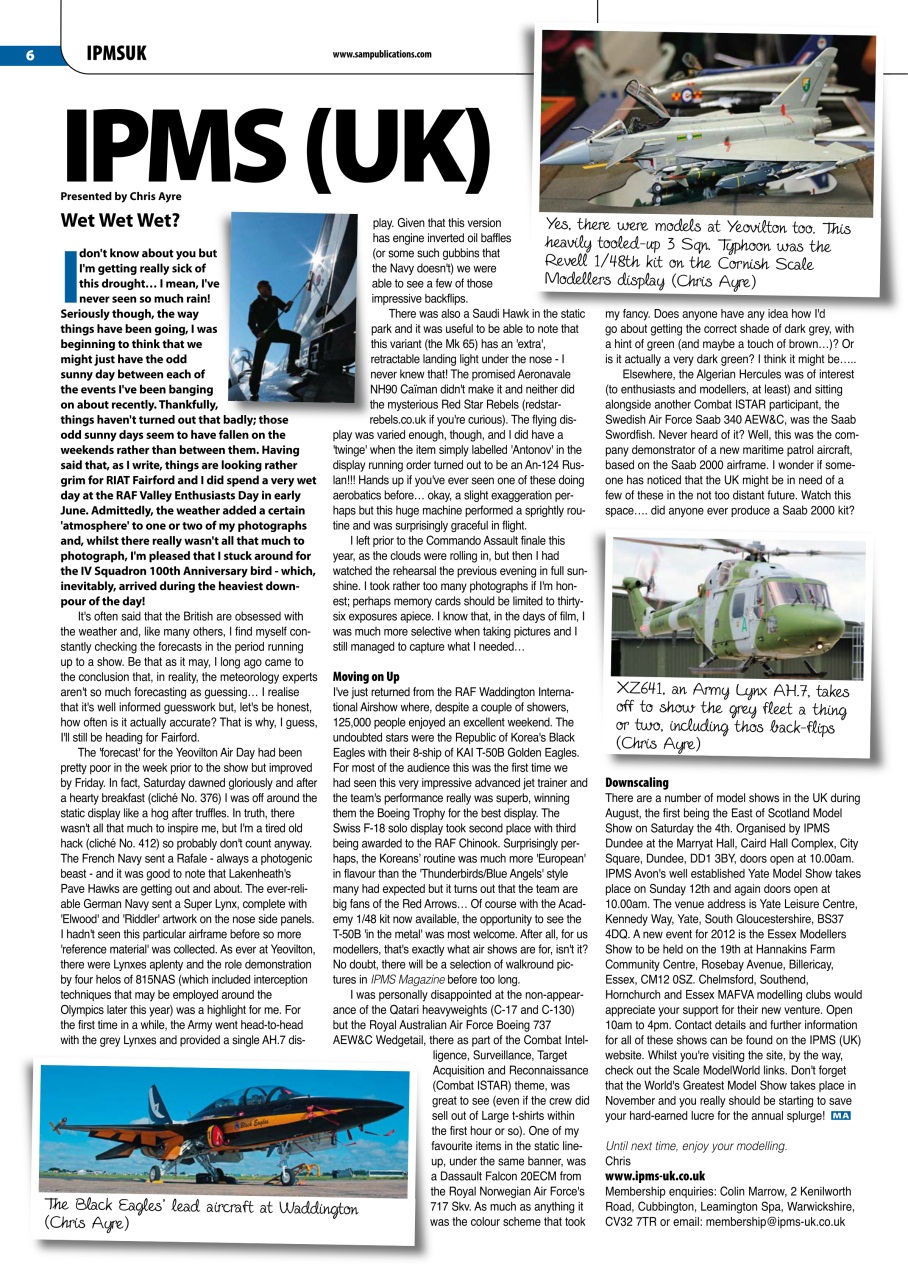 Model Aircraft Preview Pages