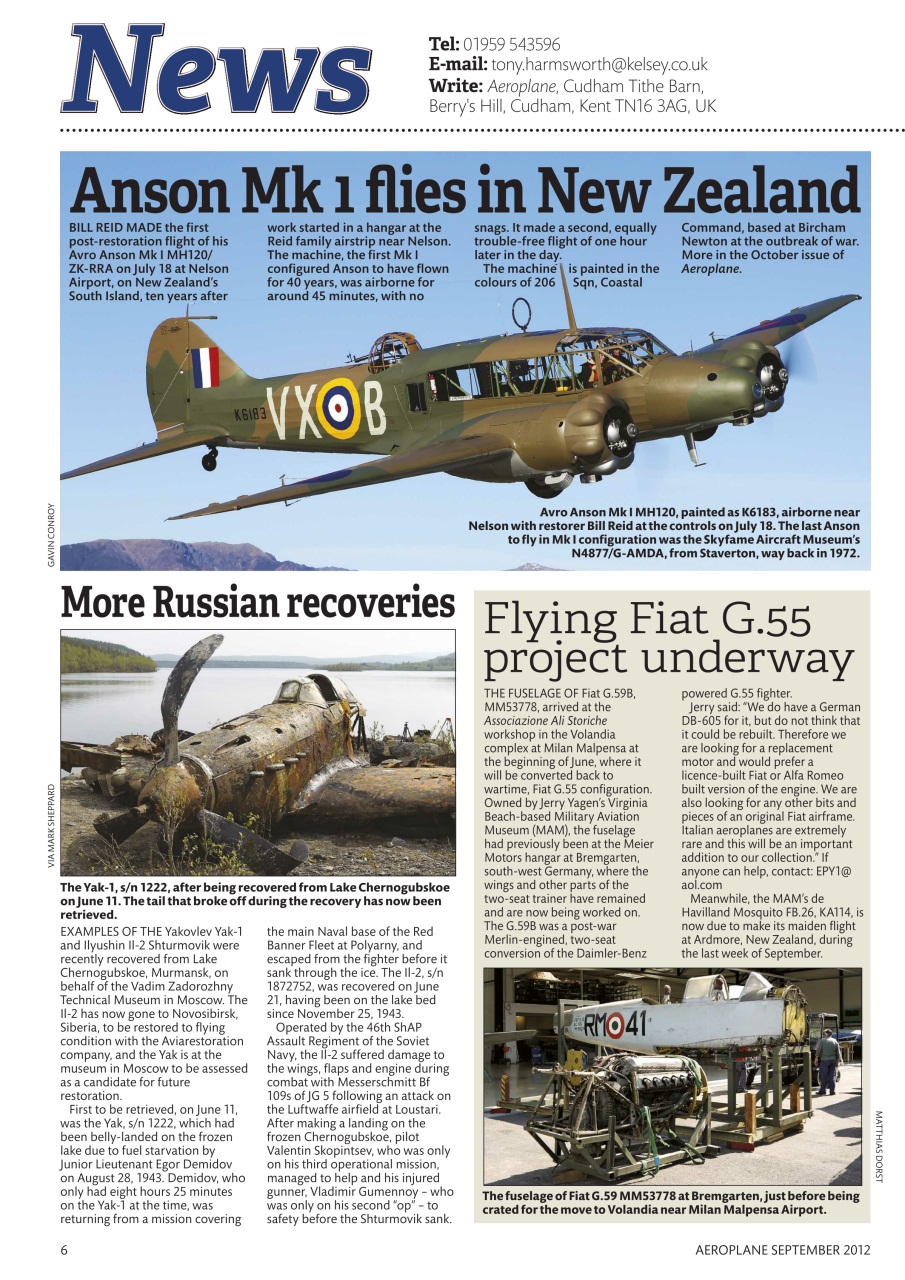 Aeroplane Preview Pages