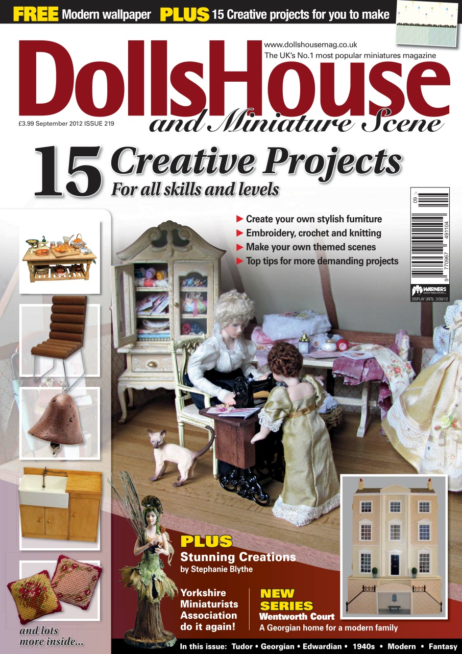 Dolls House and Miniature Scene Preview Pages