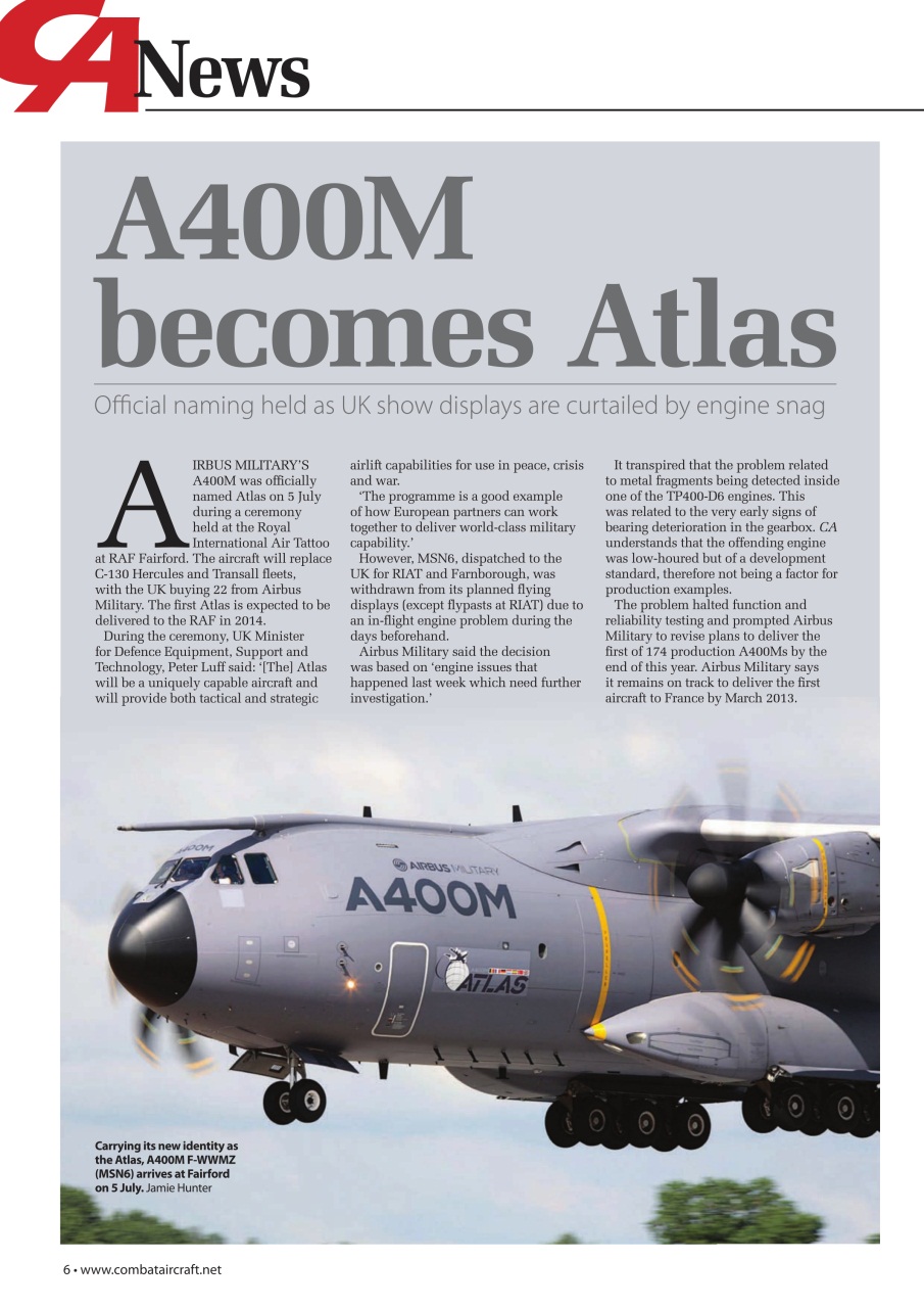 Combat Aircraft Journal Preview Pages