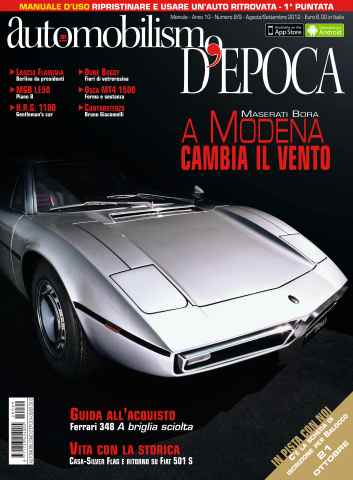 Automobilismo d'Epoca issue Automobilismo d'Epoca 8-9 2012