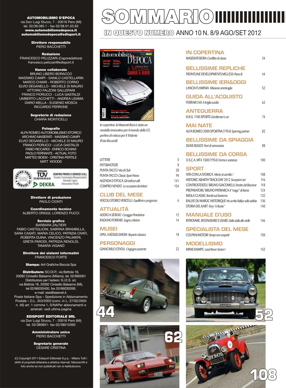 Automobilismo d'Epoca Preview Pages