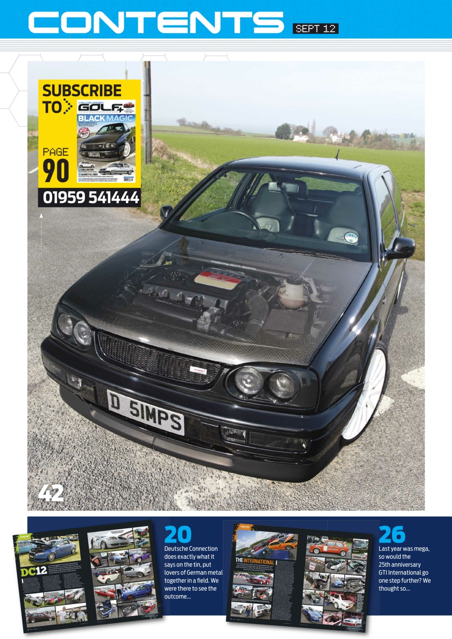 Volkswagen Golf + Preview Pages