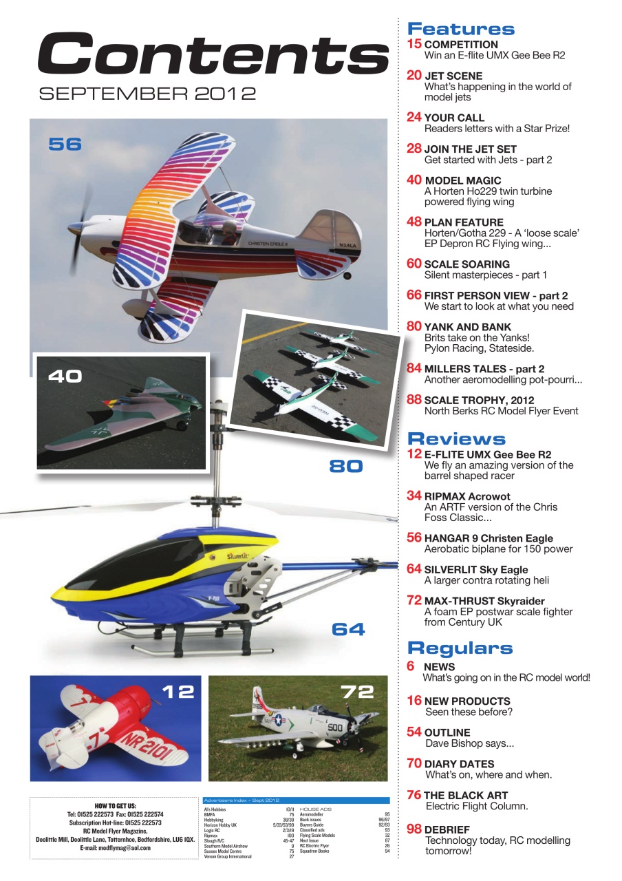 Radio Control Model Flyer Preview Pages