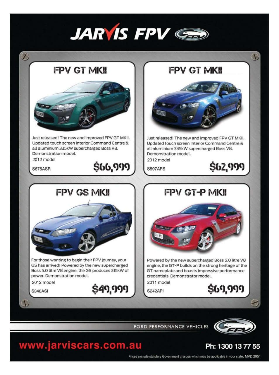 JUST CARS Preview Pages