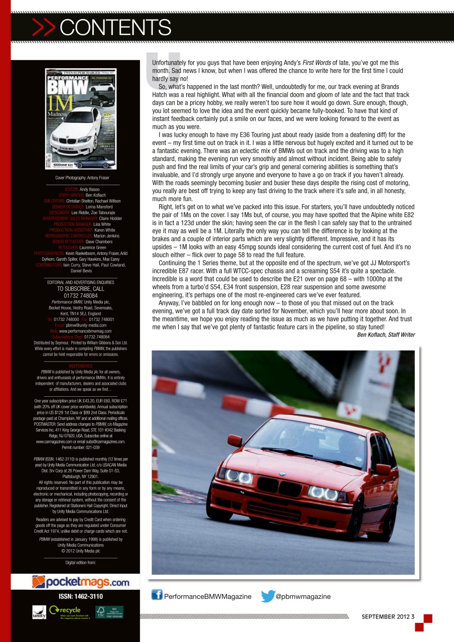 Performance BMW Preview Pages