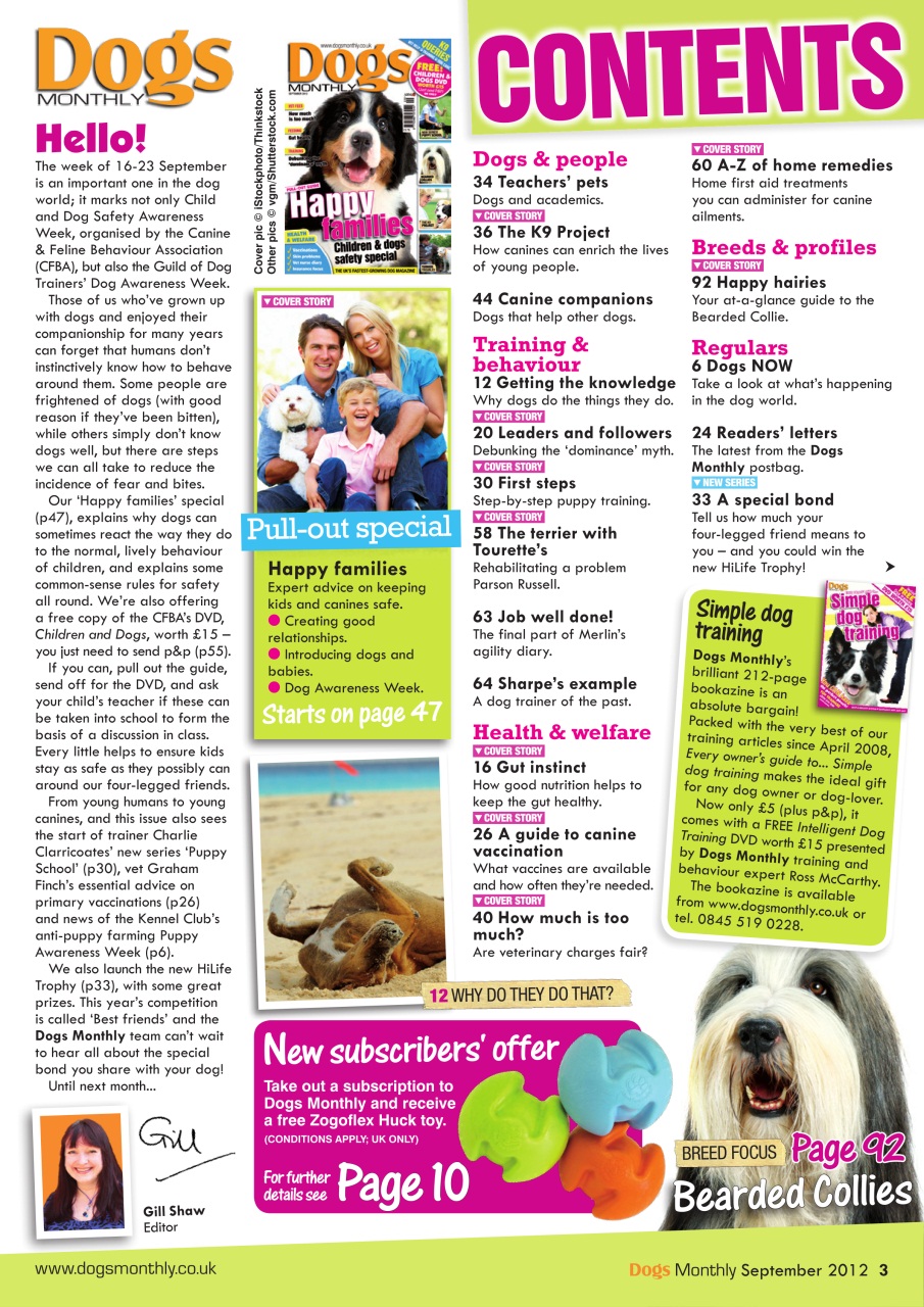 Dogs Monthly Preview Pages