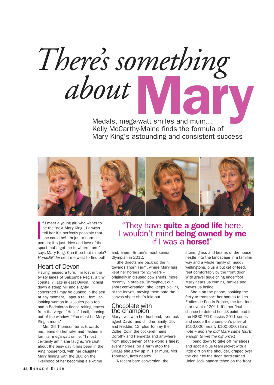 Horse&Rider Magazine - UK equestrian magazine for Horse and Rider Preview Pages