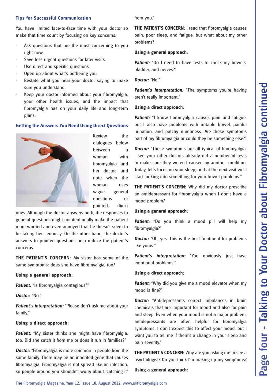 Fibromyalgia Magazine Preview Pages