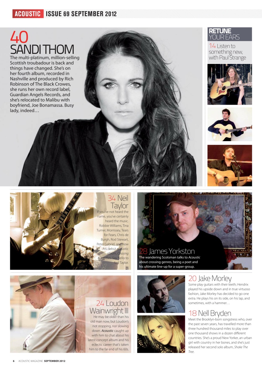 Acoustic Preview Pages