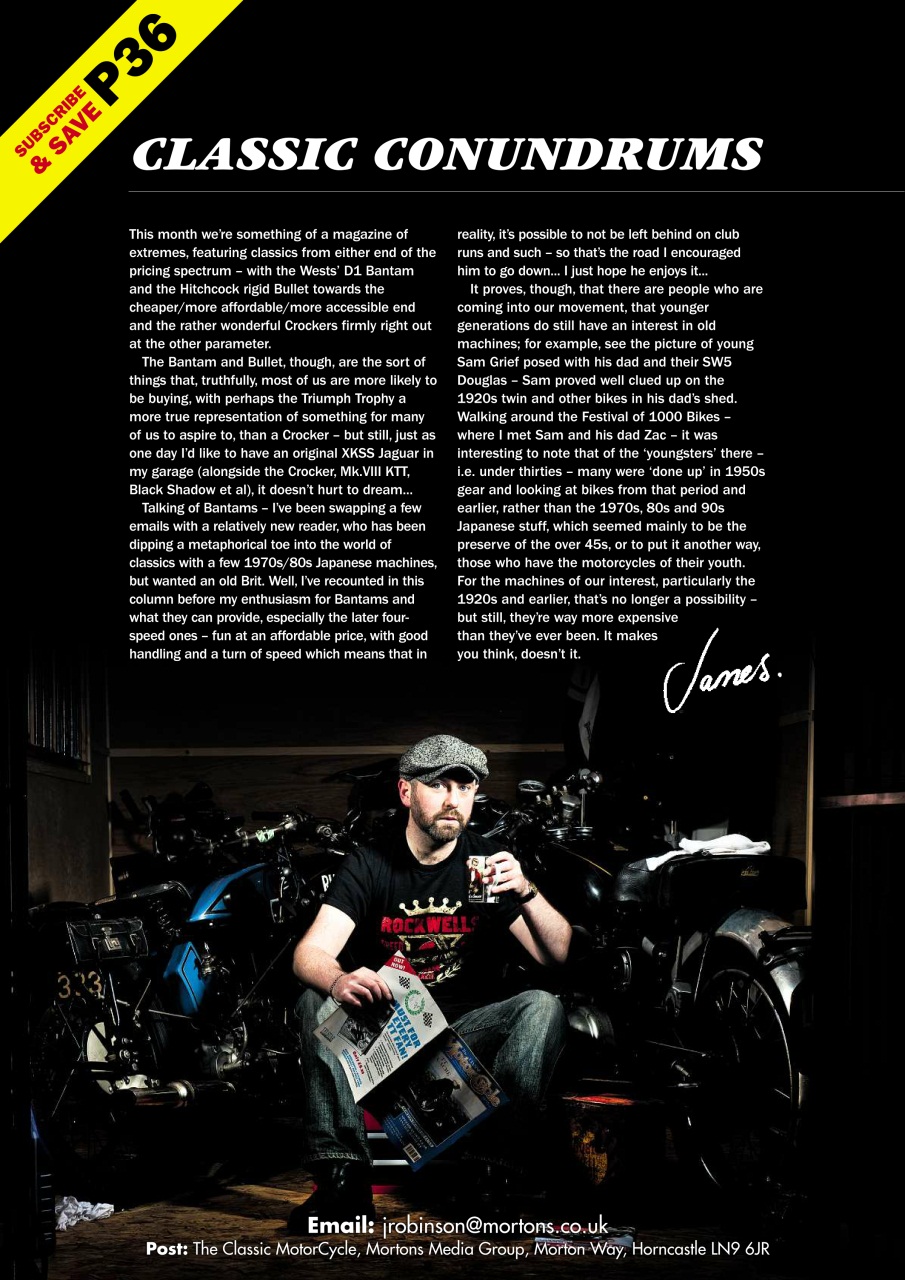 The Classic MotorCycle Preview Pages