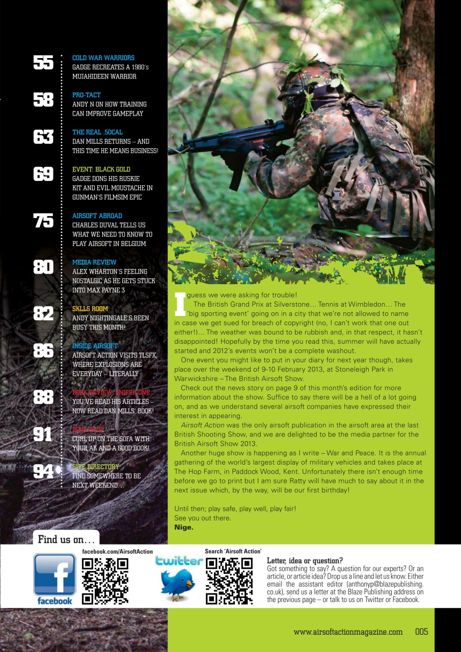 Airsoft Action Preview Pages
