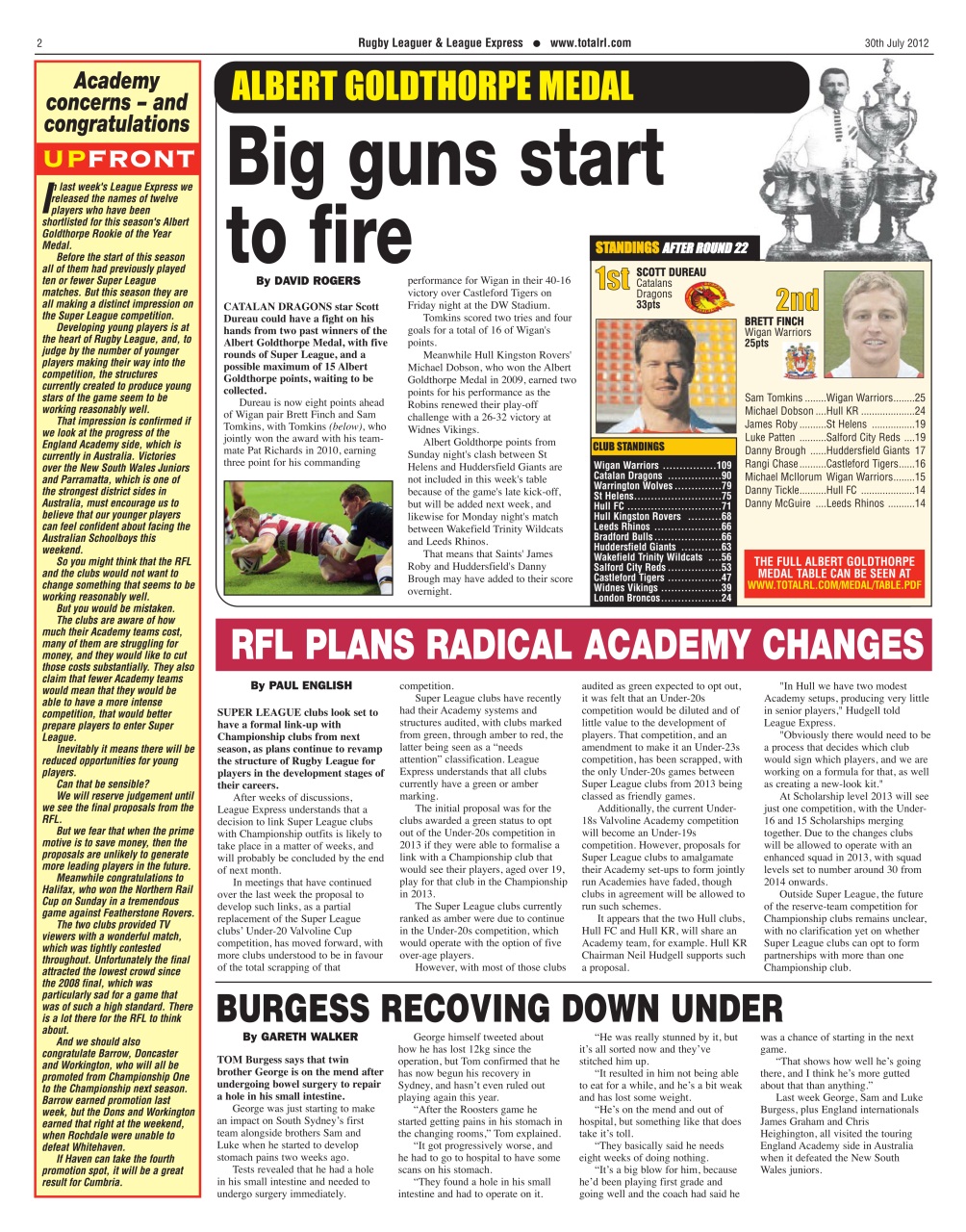 League Express Preview Pages